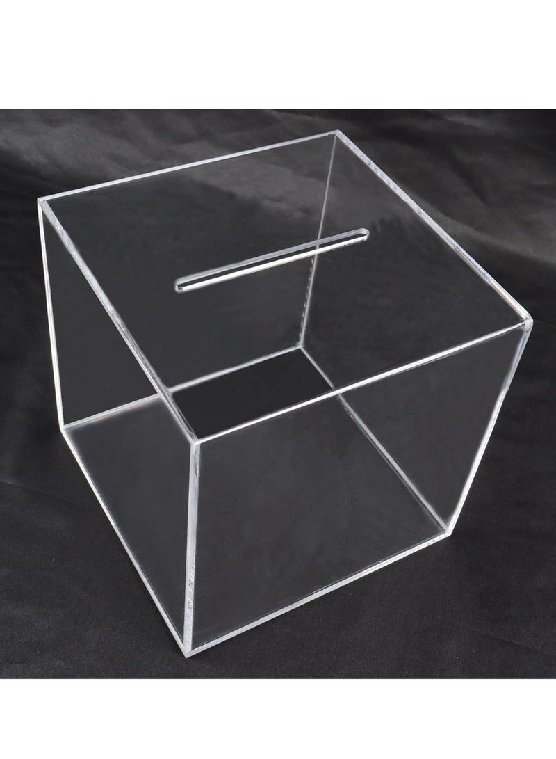 Clear Acrylic Piggy Bank for Adults, Money Box, Kids' Money Banks Transparent Coins Saving Pot Cash Container Box Coin Jar - Image 2
