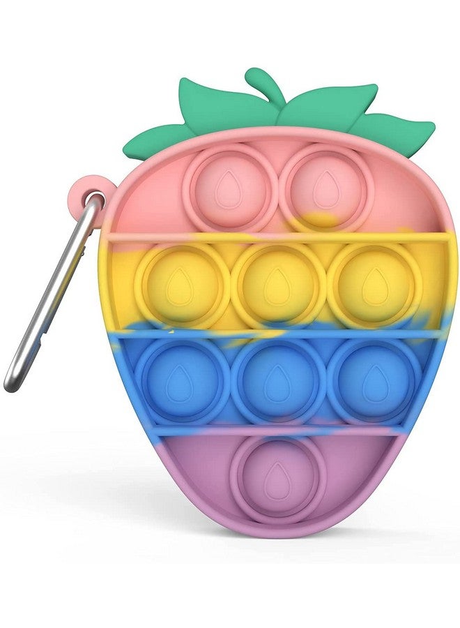 FunBlast FunBlast Pop Bubble Fidget, Autism Special Needs Silicone Stress Reliever, Squeeze Sensory Toy (2 in 1 (Strawberry))  - Image 4