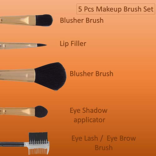 Color Fever Makeup Brush Set, Stylish Maroon - Image 3
