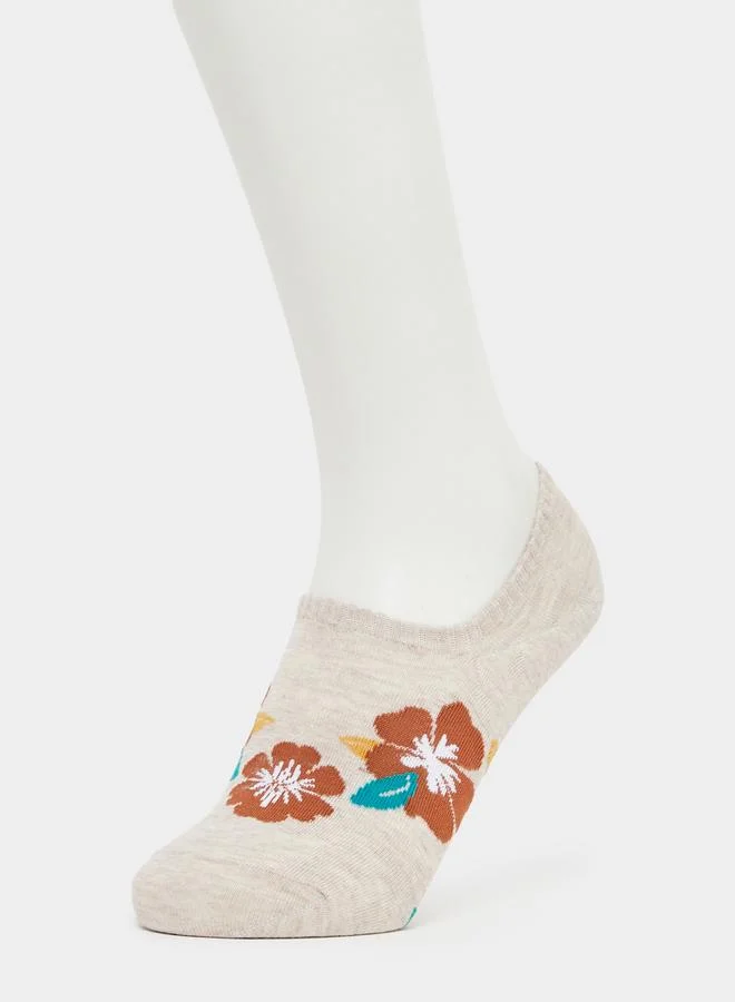 Styli Styli Pack of 3 - Floral Print Socks
