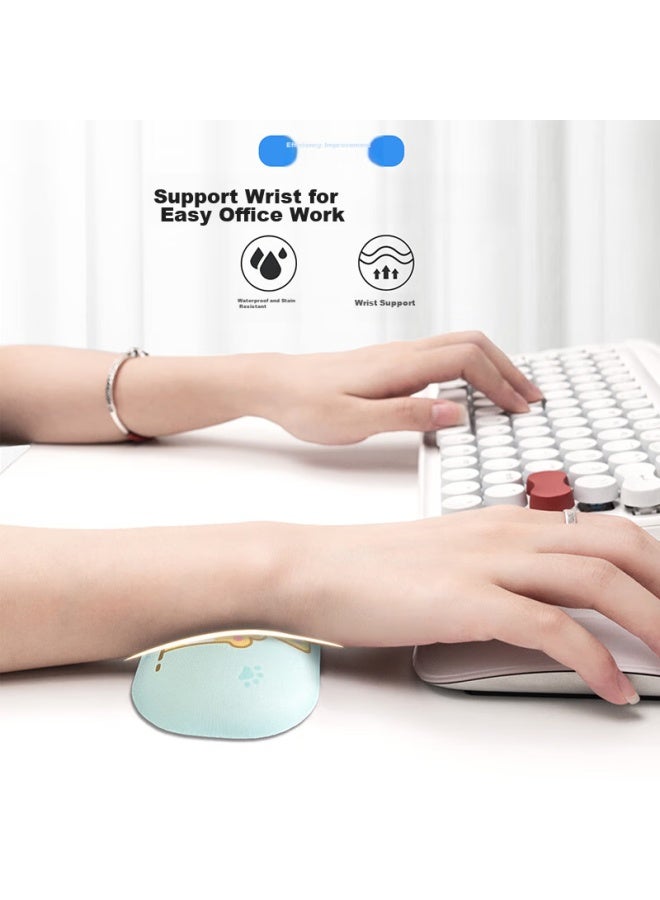Exco Cute Anime Cat Mouse Pad, Hand Rest, Mouse Holder, Wrist Pad, Silicone Hand Guard, Computer Office Keyboard Gaming Hand Rest, Small Size 9493 - Image 5