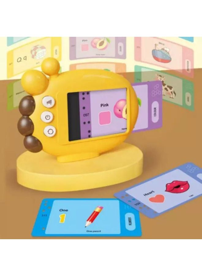 The Y-card set is an educational card reader for children with a talking screen device to teach children the names of animals, their sounds and many different shapes - Image 1