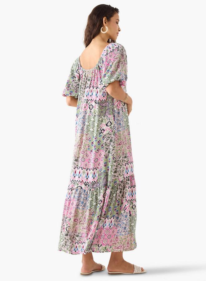 Splash FAV Paisley Print Maxi Dress - Image 3