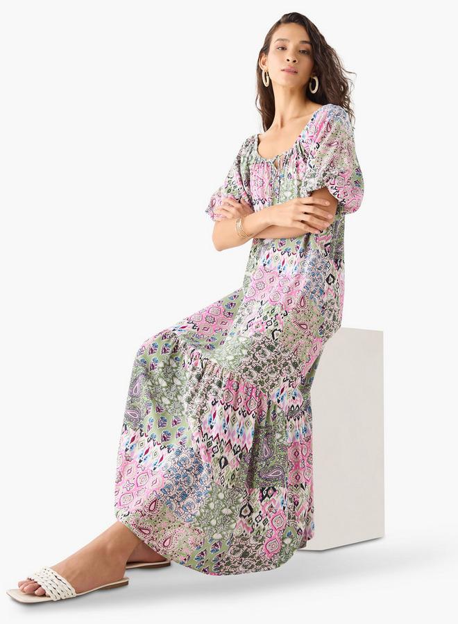 Splash FAV Paisley Print Maxi Dress - Image 1