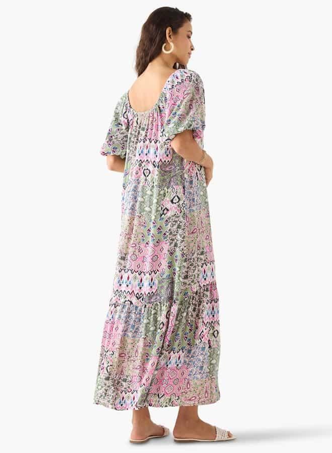Splash FAV Paisley Print Maxi Dress - Image 4