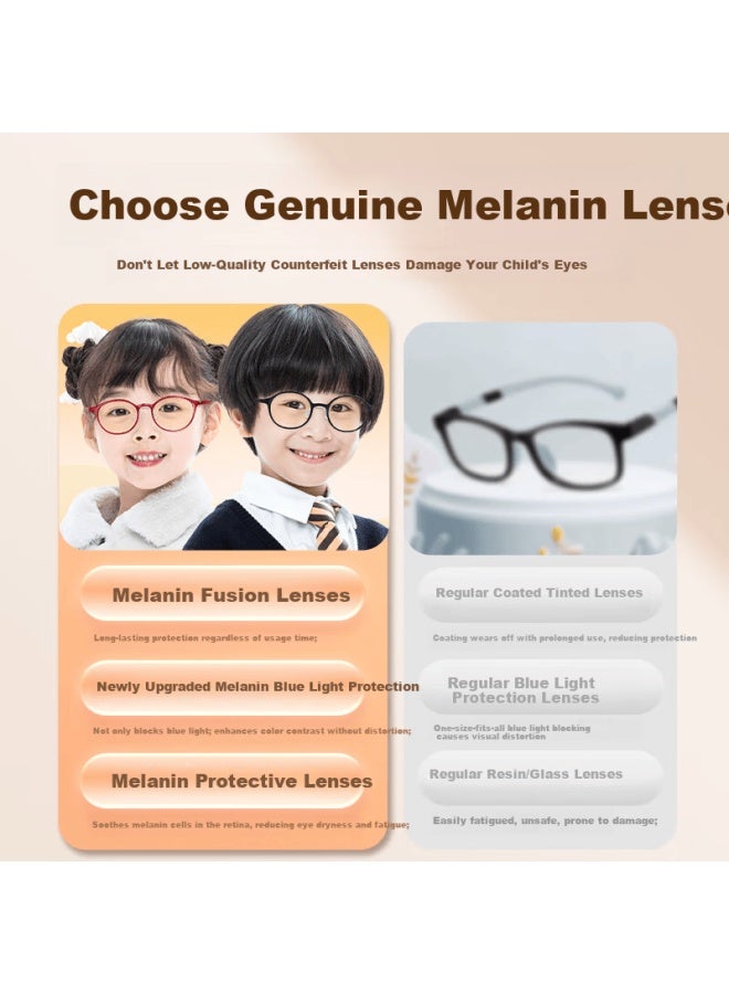 Quark Us Patent Kids Blue Light Blocking Gl Anti-glare Uv Protection Radiation Shield Non-prescription Black - Image 4