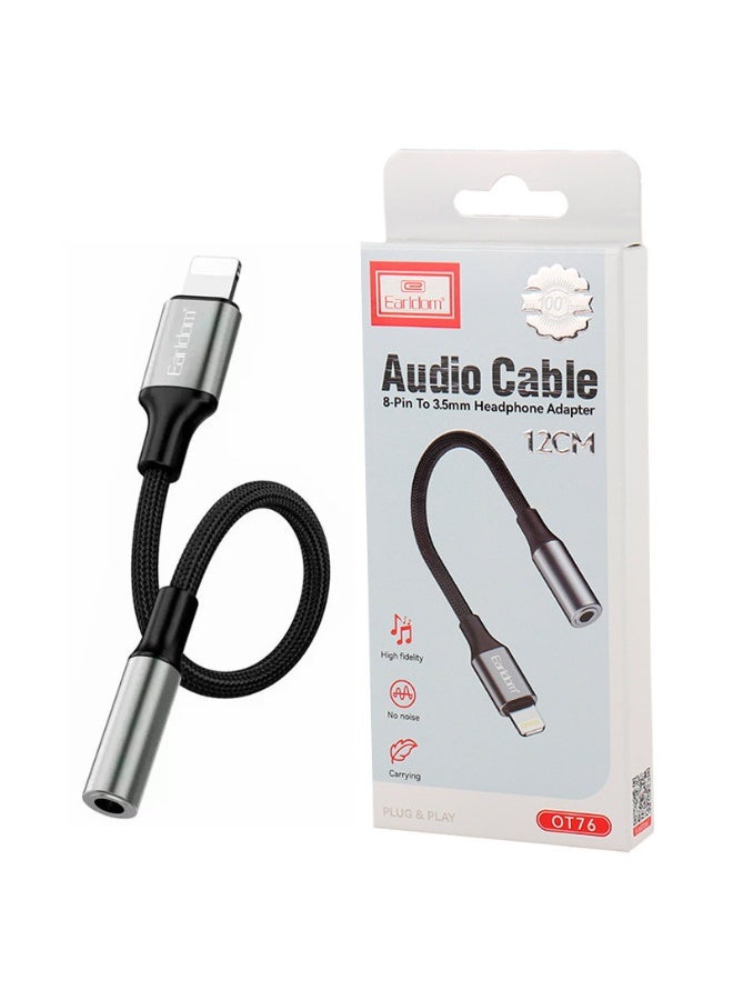 Earldom Lightning to 3.5mm AUX Audio Adapter EA-OT76 - Image 1