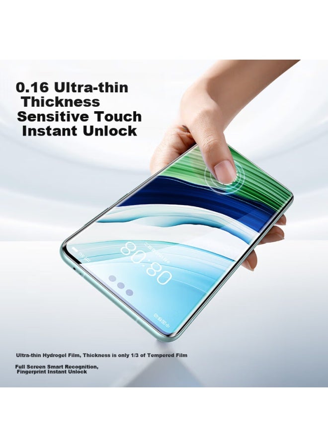 Smartdevil Tempered Glass Screen Protector For Huawei Mate60 Pro/Mate60 Pro+/Rs, High Definition Full Coverage Ice Ceramic Hydrogel Film, Anti-Fingerprint, Shatterproof Protective Film, 2-Pack - Image 5