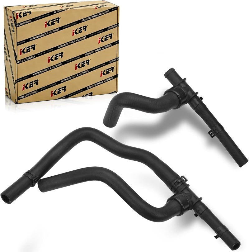 iKer 2PCS Heater Hose Set with TEE Supply-Return for Dodge Journey 2.4VVT (2008-2020) - Image 1