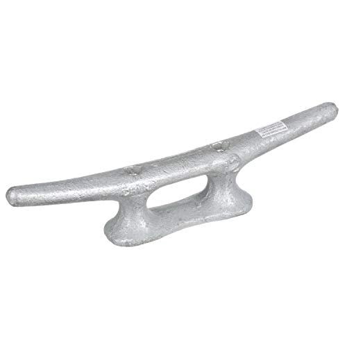 Seachoice Open Base Dock Cleat, Galvanized Gray Iron, 12 In. - Image 3
