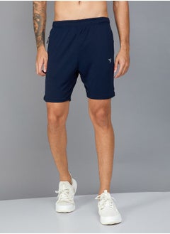 Solid Shorts with Elastic Waistband by Styli