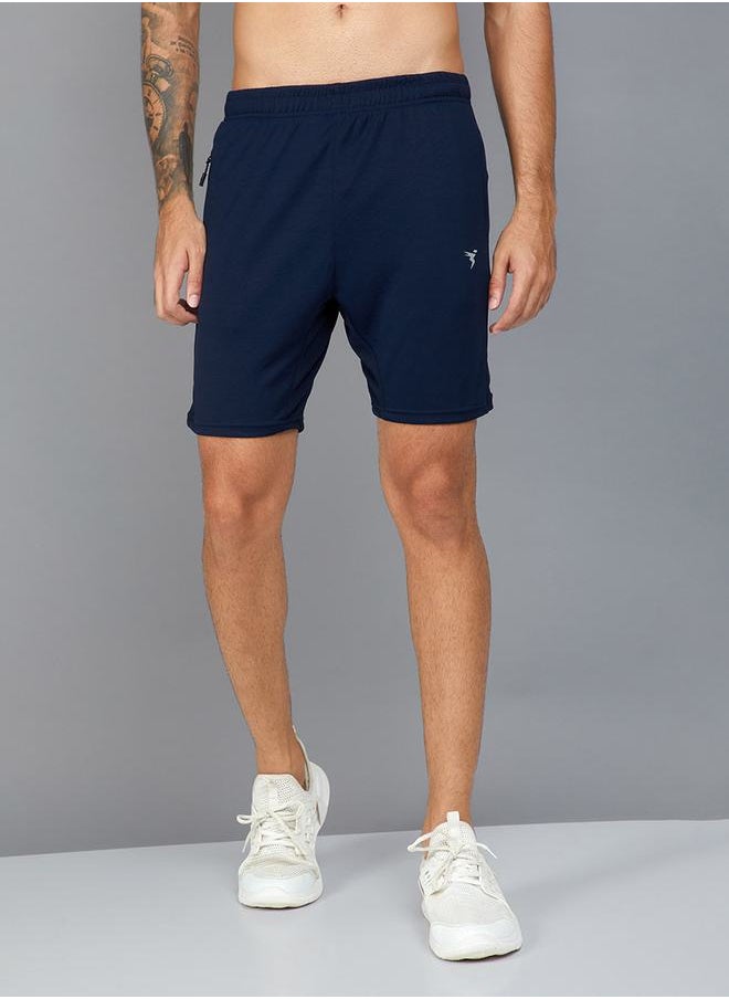 Technosport - Solid Shorts with Elastic Waistband by Styli - Image 1