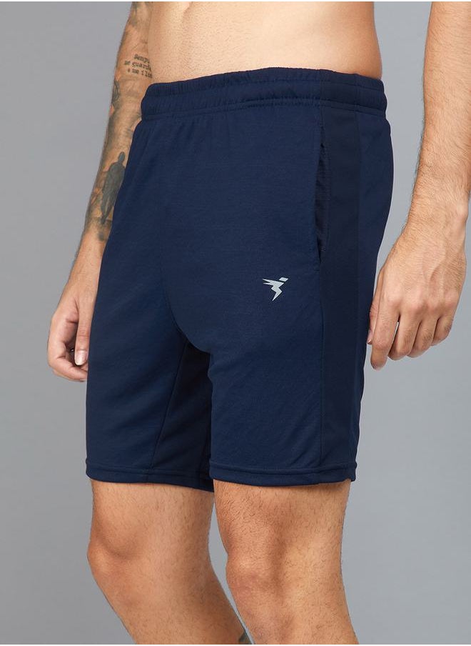 Technosport - Solid Shorts with Elastic Waistband by Styli - Image 1