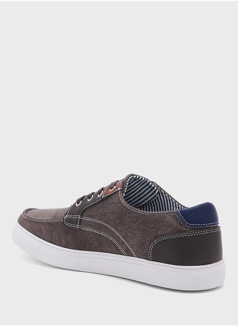 Robert Wood - Casual Canvas Boat Shoes - Image 1