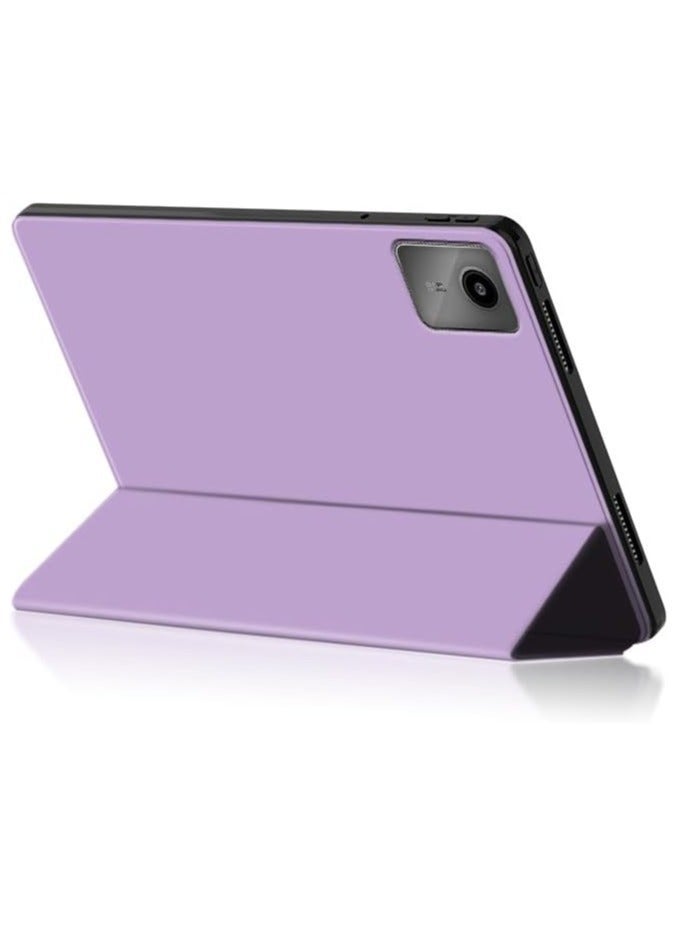 Arabest Compatible with Lenovo Tab M11 11 Inch 2024 Case Ultra Thin Smart Cover for Lenovo Tab M11 11'' Tablet TPU Shell with Auto Wake UP (Purple) - Image 4