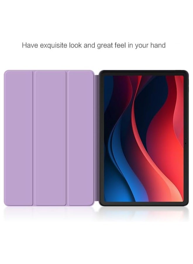 Arabest Compatible with Lenovo Tab M11 11 Inch 2024 Case Ultra Thin Smart Cover for Lenovo Tab M11 11'' Tablet TPU Shell with Auto Wake UP (Purple) - Image 2