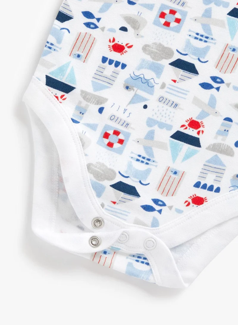 mothercare Kids 5 Pack Assorted Bodysuit