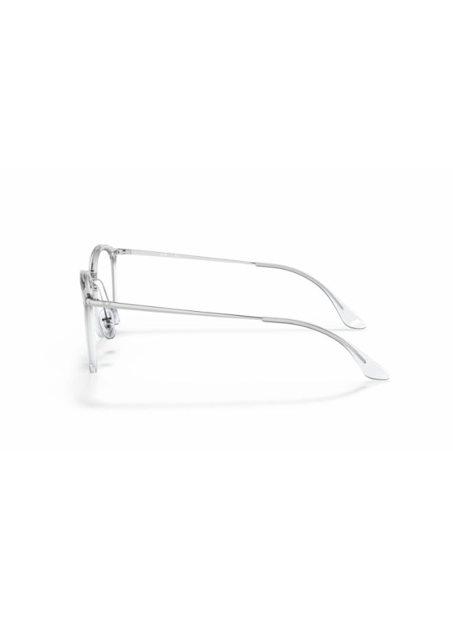 Ray-Ban Unisex Unisex Round Shape Plastic Eyeglass Frames 2001 - Lens Size: 49 Mm - Transparent - Image 2