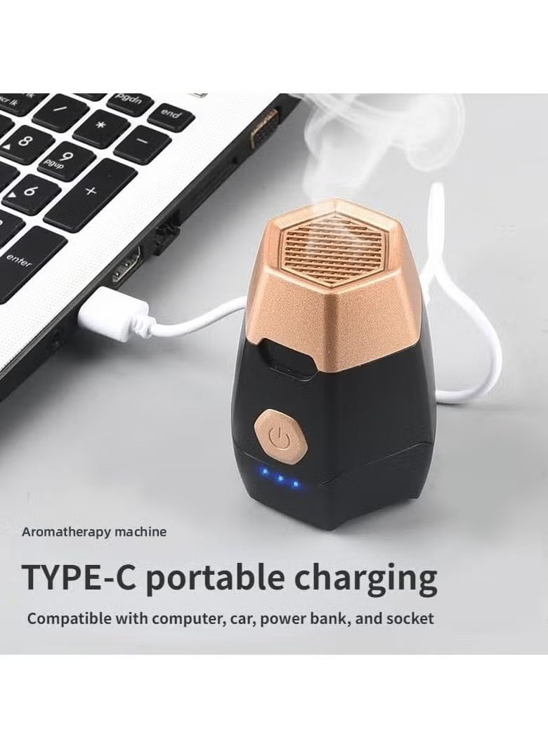 TIGER D1Q7 Auto Arabic Bakhoor Burner – Compact & Portable Electronic Incense Vaporizer for Authentic Aromas, Easy-to-Use Auto Heating Technology, Ideal for Homes, Offices & Special Occasions – Black  - Image 5