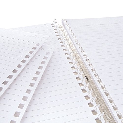 LIHIT LAB. Refillable Notebook (Journal), Lined Paper, 9.9 x 7.3 inches, Yellow (N1608-5) - Image 3