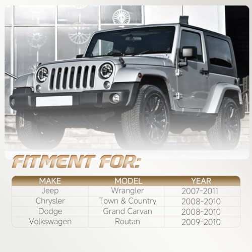 WILDGEAR موازن هارمونيك وايلد جير مناسب لجيب رانجلر / كرايسلر تاون آند كانتري / دودج غراند كارافان / فولكس فاجن روتان # 4666099AB, 594-426, 7B0105251 - Image 2