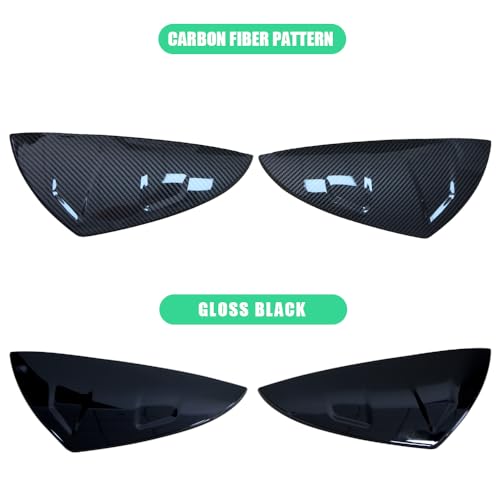 Mactoom Mirror Caps Covers Compatible with Lexus Is300/Is350/IS500 2021-2023 All Models Side Door Rearview Mirror Cap Trim Accessories (Gloss Black) - Image 3
