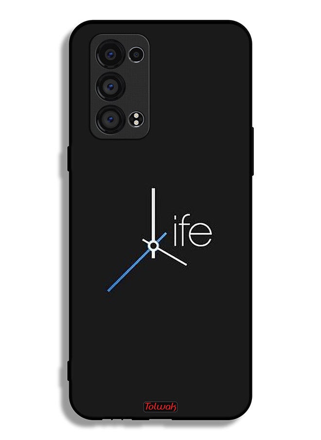 Tolwak Oppo Reno6 Pro 5G (Snapdragon) Protective Case Cover Life Clock  - Image 2