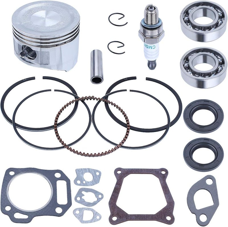 Adefol Cylinder Head Pistion Kit Crankshaft Bearing Oil Seal Rebuild Gasket for Honda GX160 GX200 5.5hp 6.5HP Engine - Image 1