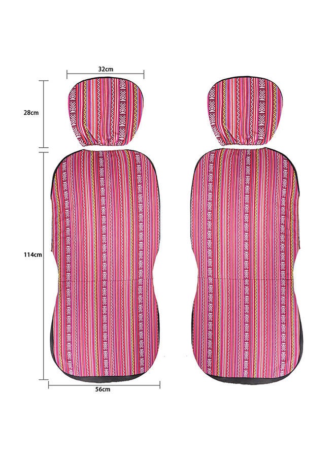 NIBEMINENT 4-Piece Universal Double Front Seat Covers - Image 2