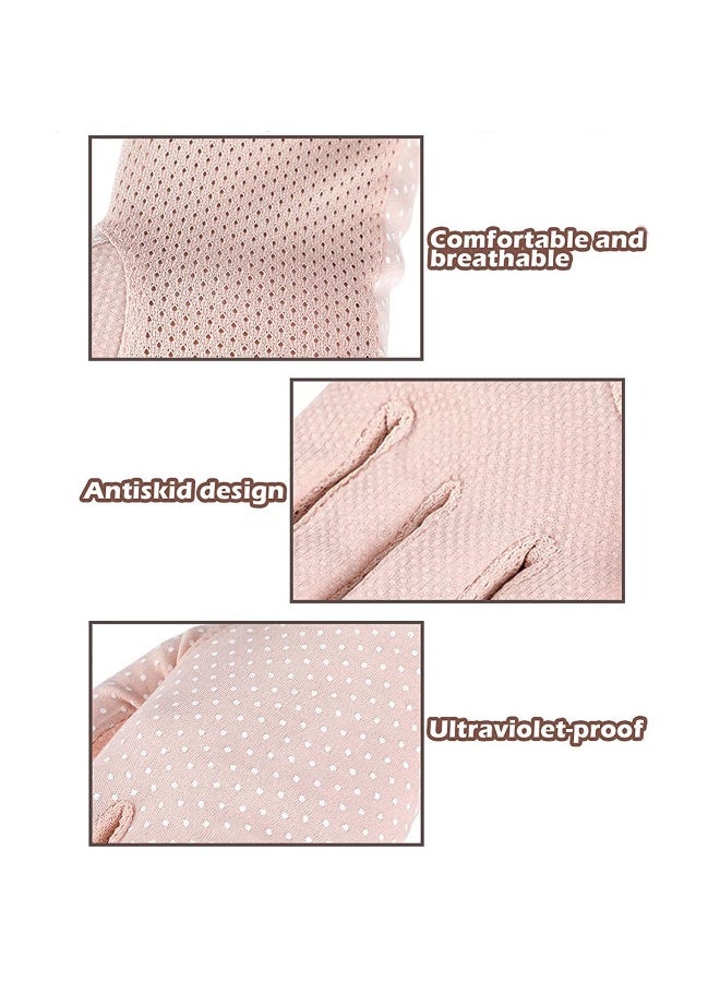 Women UV Protection Summer Gloves – Anti-Slip Silicone Touch Screen for Driving & Outdoor Sports - Image 3