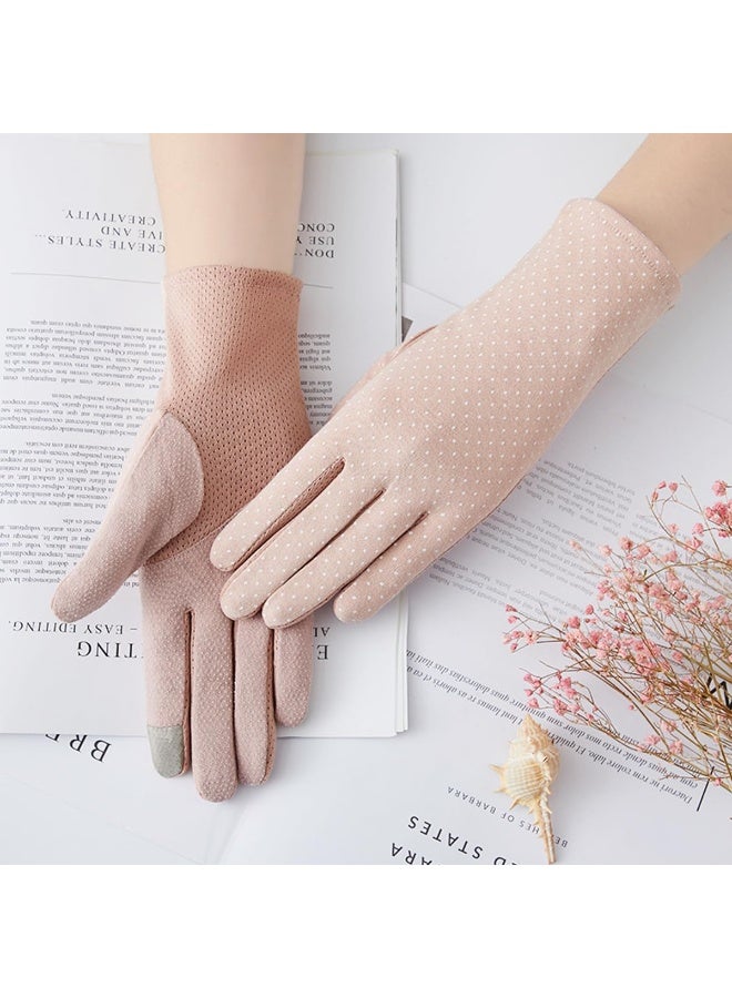 Women UV Protection Summer Gloves – Anti-Slip Silicone Touch Screen for Driving & Outdoor Sports - Image 4