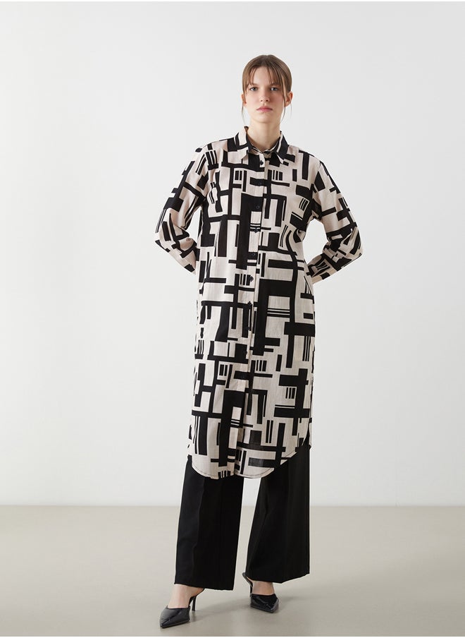 LC WAIKIKI Patterned Women's Shirt Tunic  - Image 1