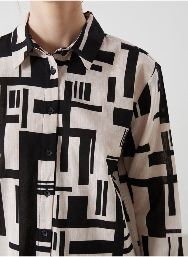 LC WAIKIKI Patterned Women's Shirt Tunic  - Image 3