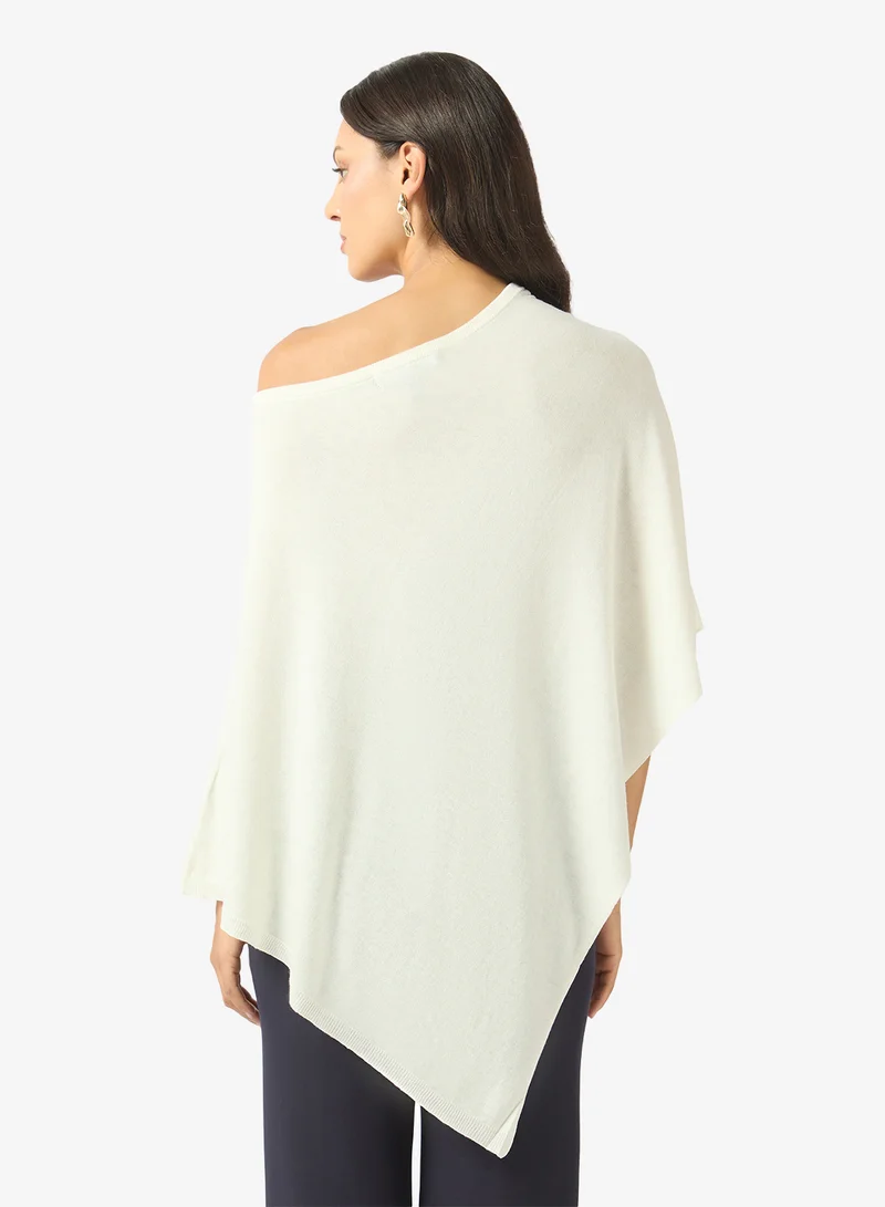 فيرو مودا Off-Shoulder Knit Cape