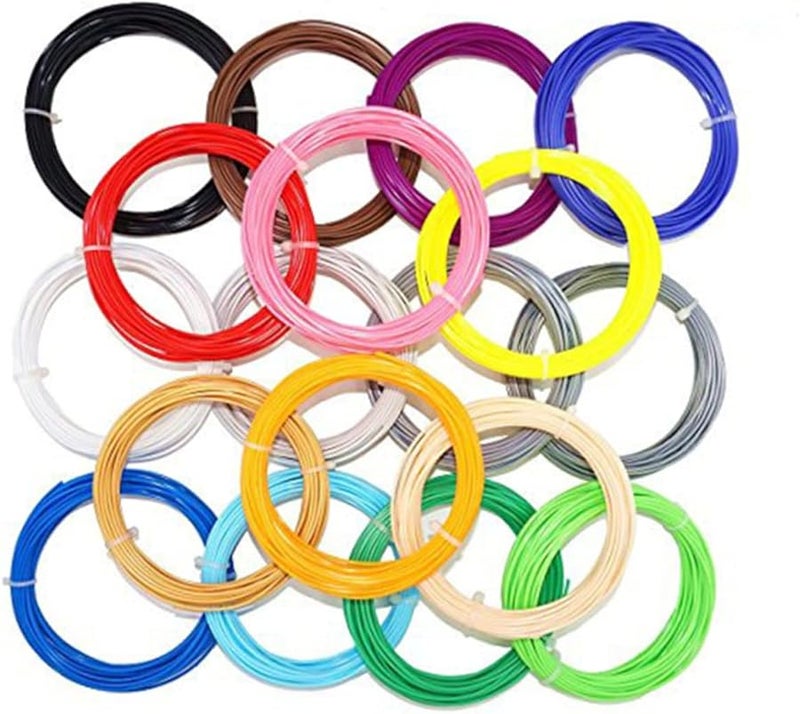 5 Meter 3D Printing Pen Filament Assortment Compatible with 3D Printer Pens - Image 1