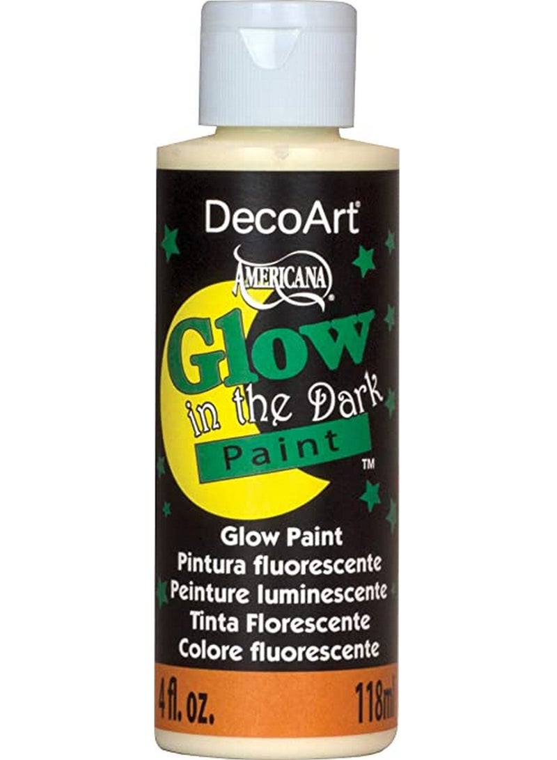 DecoArt Americana Glow In The Dark Uv Active Acrylic Paint 118 Ml