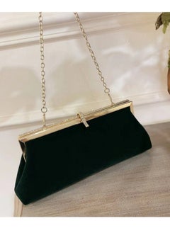 Women's Velvet Material Evening Party Clutch Bag, Ladies Designer Chain Banquet Package Handbag Tote Bags Shoulder Bag, Casual Crossbody Bag Satchel Bag Side Bag Carry Bag for College Students(Black) - pzsku/ZDE412884E92FF9817ADDZ/45/_/1728206546/1ceead38-2aa3-43ad-850c-aa5254e3581b