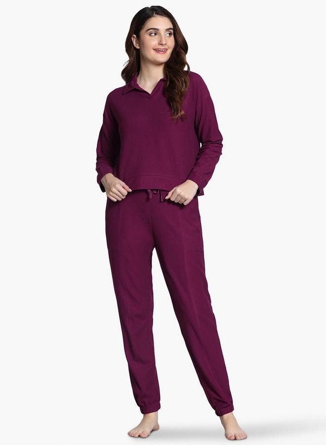Zivame Textured Pyjama Set - Image 1
