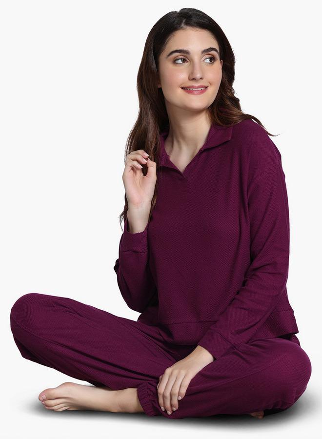 Zivame Textured Pyjama Set - Image 4