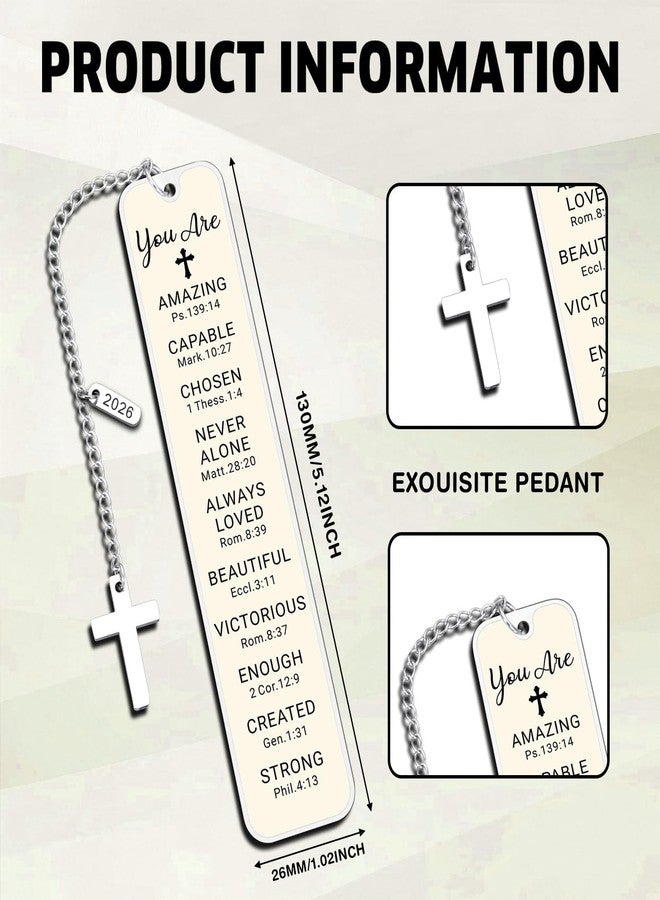 Aeonovs First Communion Gift for Girls, Easter Basket Stuffers for Girls, Catholic Baptism Gifts for Women, Bible Bookmark, Christian Bookmark for Women, Confirmation Gift - Image 4