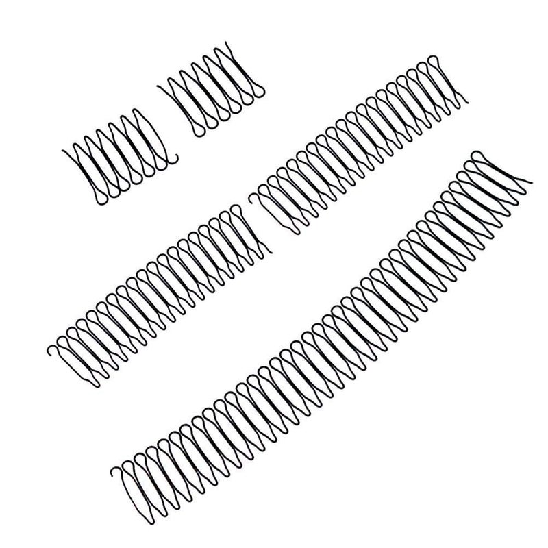 U Shape Hair Finishing Comb Pins Mini Bangs Holder Styling Tool Black 64 - Image 2