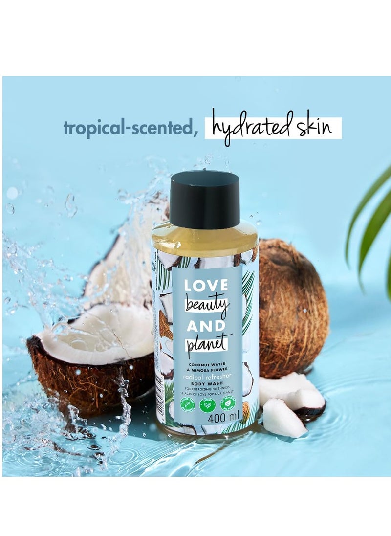 Love Beauty & Planet Coconut Water & Mimosa Flower Hydrating Body WashINatural Shower Gel for Soft Skin,200ml - pzsku/ZDE41430DAF571E5EB4C3Z/45/_/1739789286/4086fd5e-b812-43b0-8581-7193ff32a160