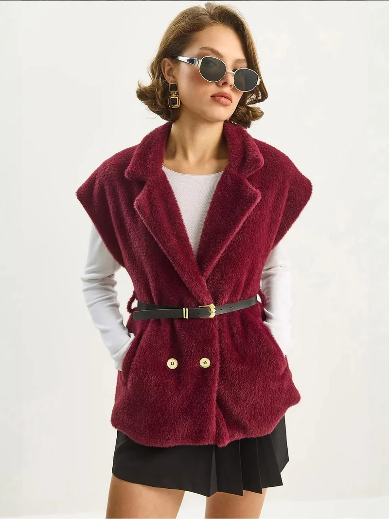 LUCCI Plush Knitted Waistcoat