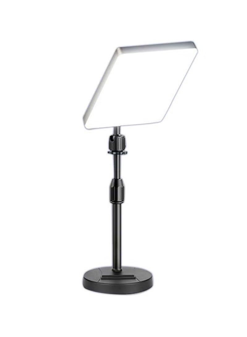 11 Inch LED Video Fill Light Kit, 2800-5600K 3 Colors Dimmable Photography Light with Desktop Stand for Video Photography - Image 1