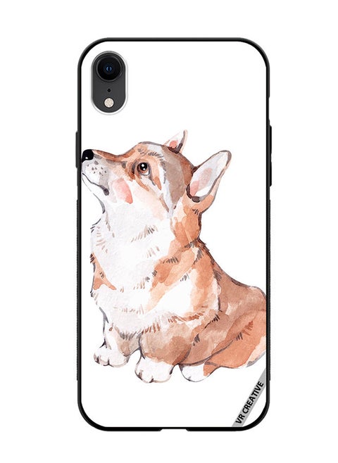 Protective Case Cover For Apple iPhone XR Cute Fox Design Multicolour