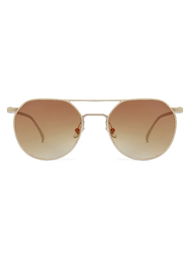 Woggles UV- Protected Brown Round Sunglasses