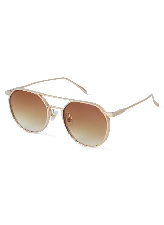 Woggles Ockhi Sacred Brown Round Sunglasses  - Image 1