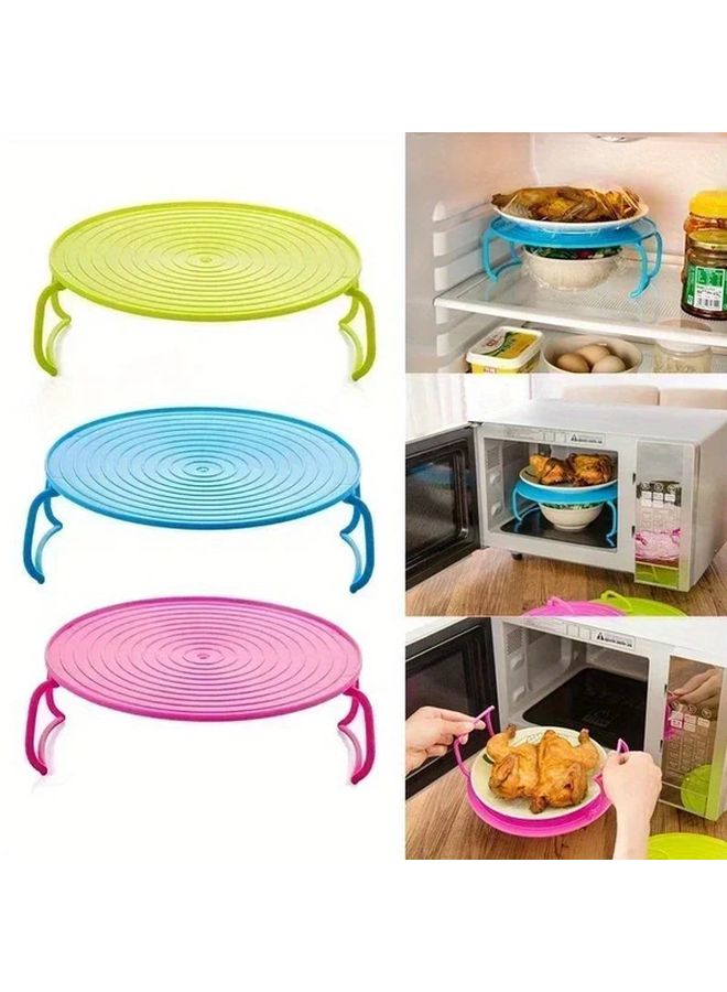 Microwave Safe Multi Functional Double Layer Steaming Tray With Handles Random Color 1 Pc - Image 1