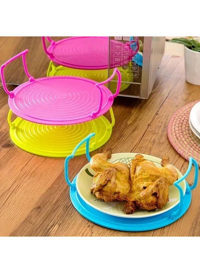 Microwave Safe Multi Functional Double Layer Steaming Tray With Handles Random Color 1 Pc - Image 2