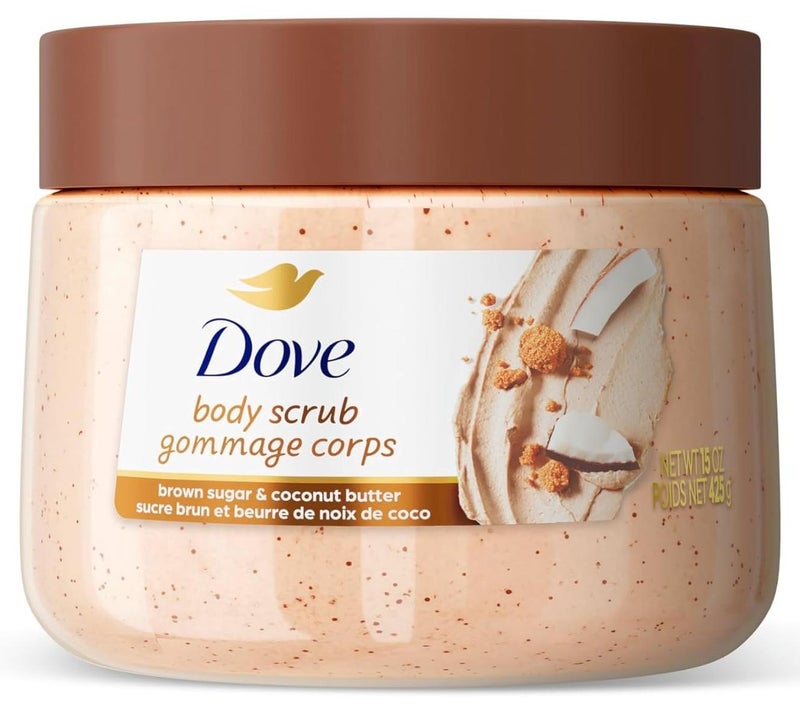 Dove Body Scrub ( brown sugar & coconut butter) 425gm - Image 1